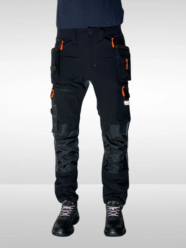 Men’s Tactical Workwear Cargo Trouser – Durable Multi-Pocket Utility Pants Nylon AV-001