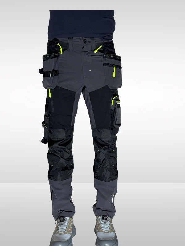 Men’s Tactical Workwear Cargo Trouser – Durable Multi-Pocket Utility Pants Nylon AV-002