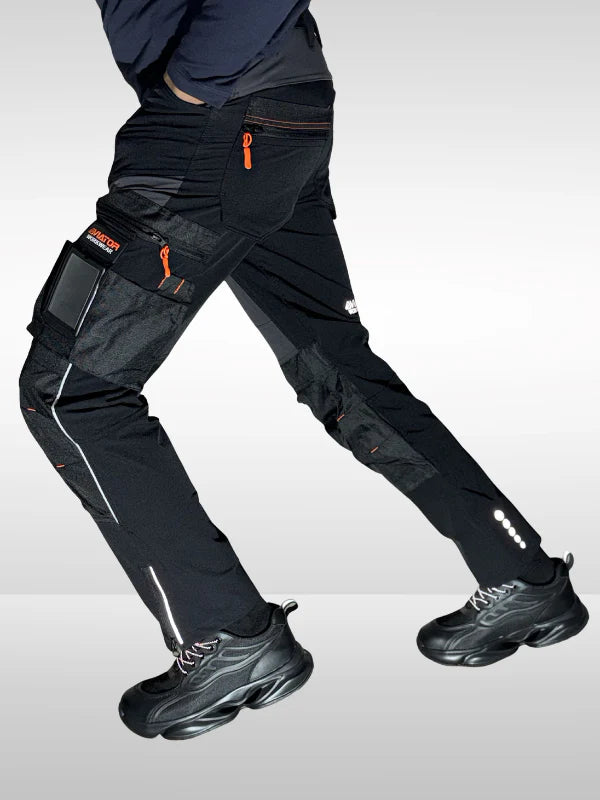Men’s Tactical Workwear Cargo Trouser – Durable Multi-Pocket Utility Pants Nylon AV-002