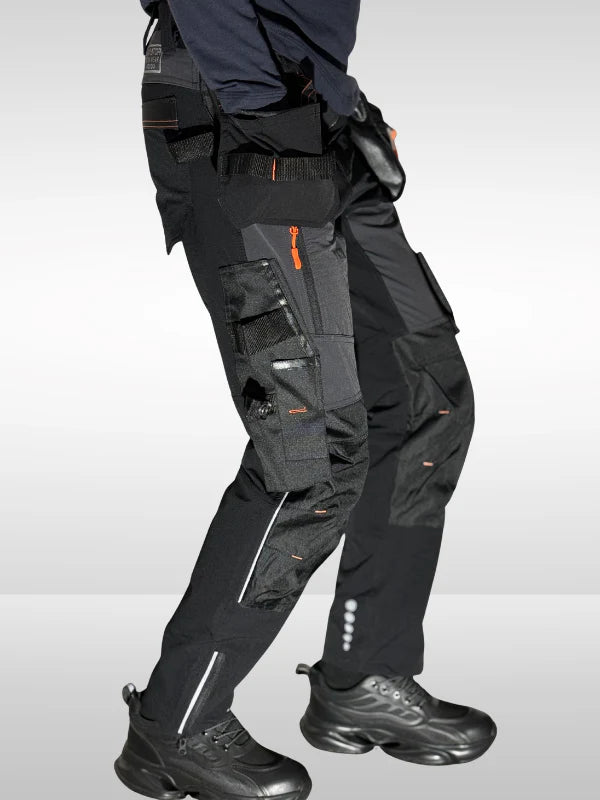 Men’s Tactical Workwear Cargo Trouser – Durable Multi-Pocket Utility Pants Nylon AV-002