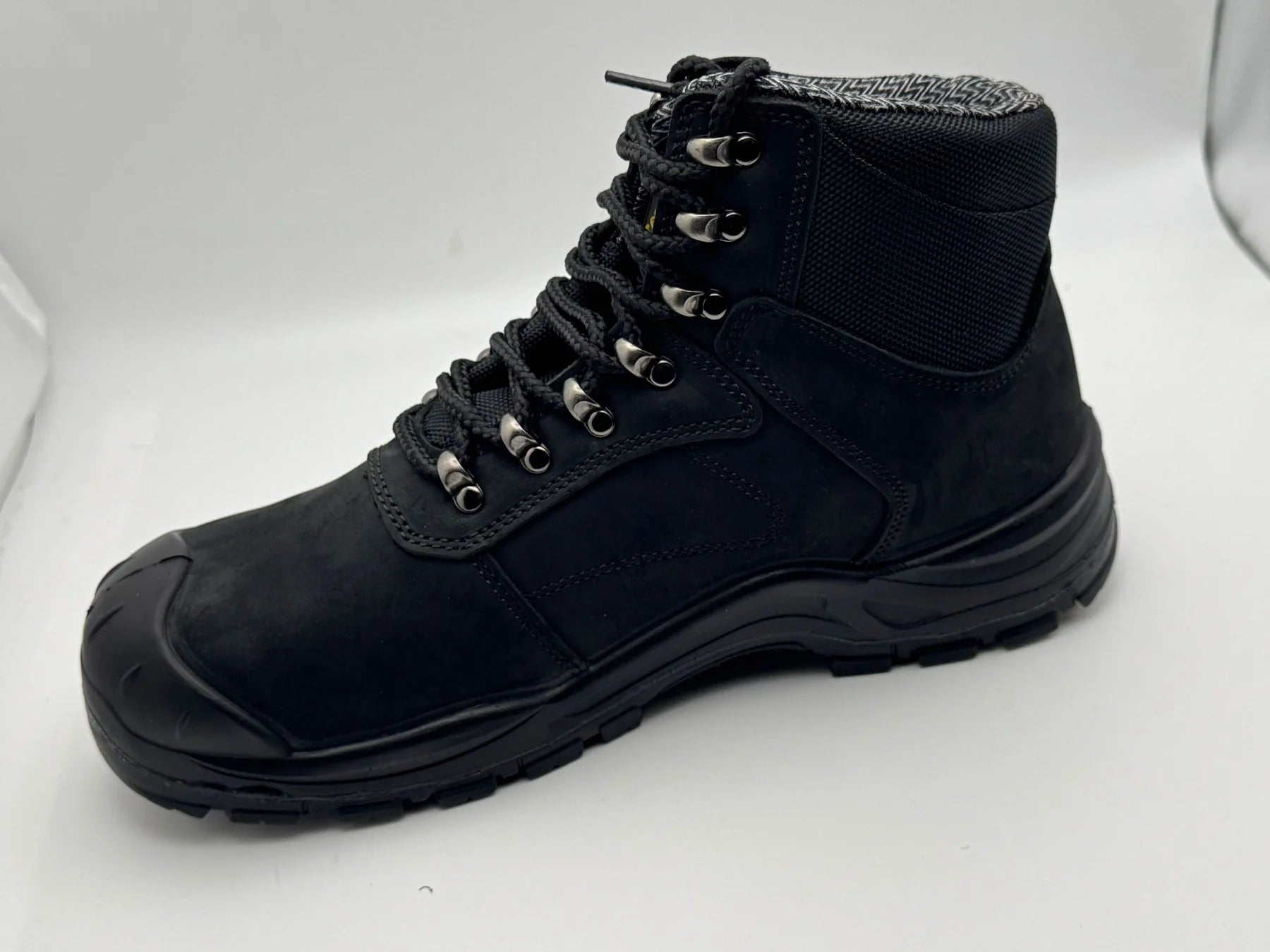 Men's Steel Toe Safety Work Boots — Lace-Up & Padded Ankle | AV-1224
