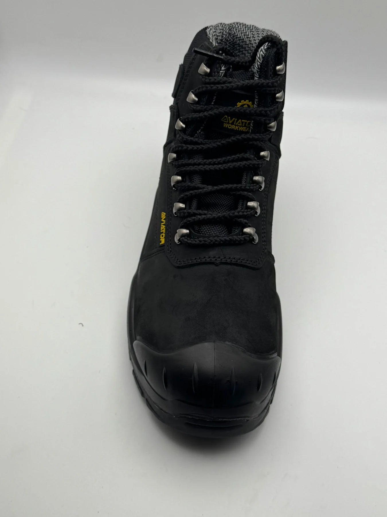 Men's Steel Toe Safety Work Boots — Lace-Up & Padded Ankle | AV-1224