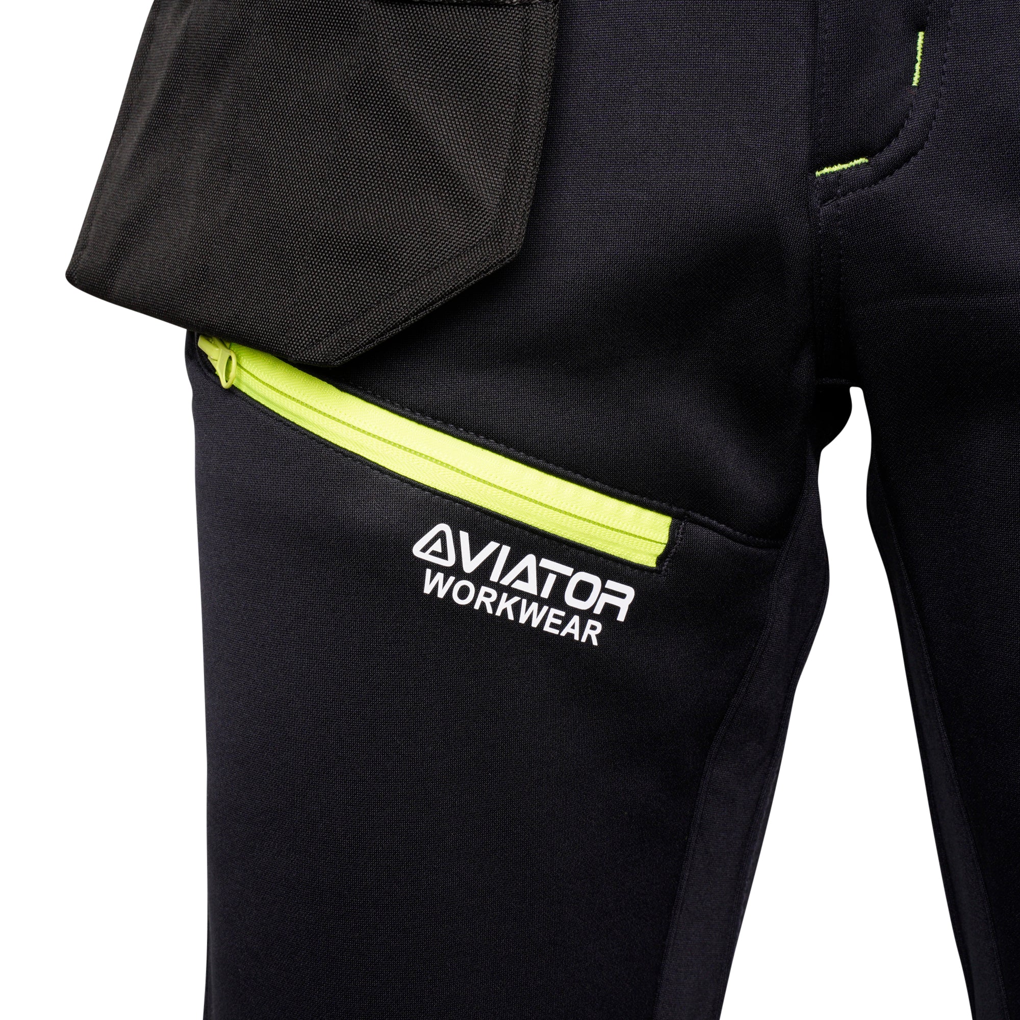 Professional Tactical Threads Strategic Men's Polyester Workwear Trousers - Black