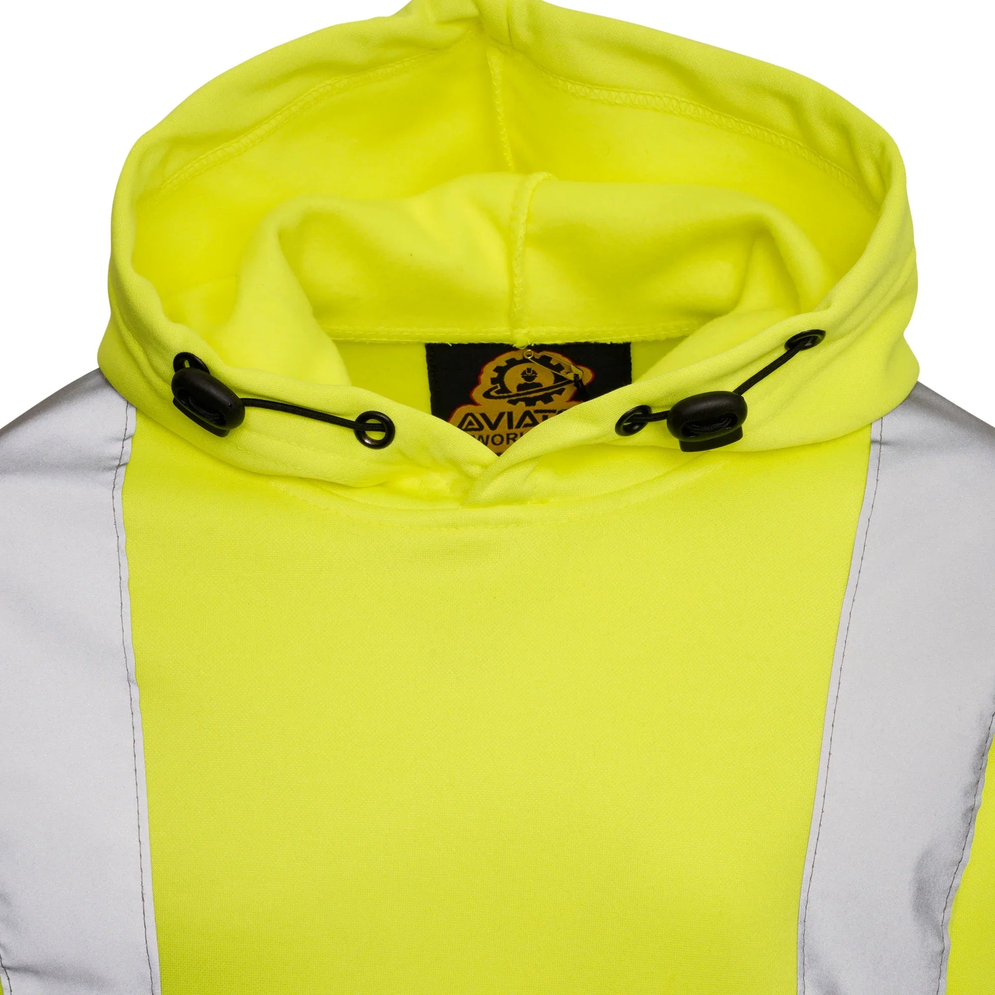 High Vis Kids Pullover Hoodie - Yellow/Navy