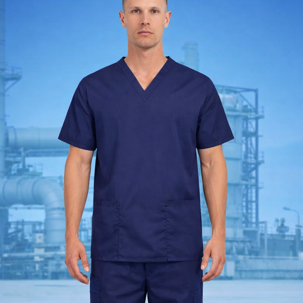 Healthcare Performance Unisex Scrub Set - Polycotton Reversible Top & Bottom