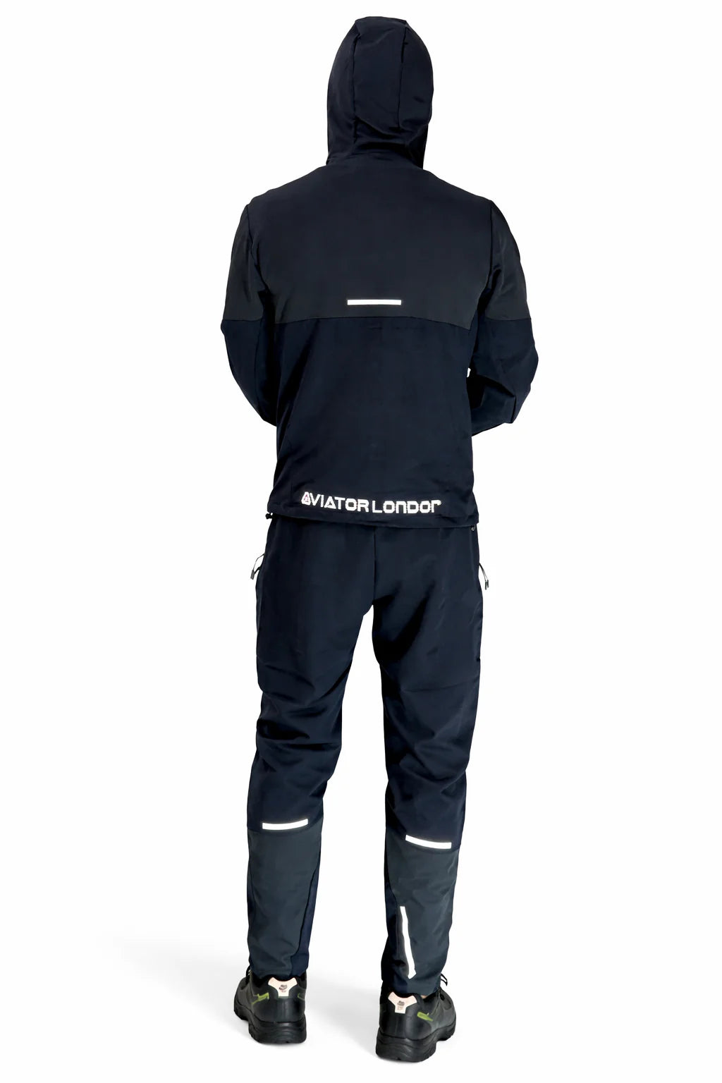 Aviator London Men's Performance Tracksuit – Lightweight Hooded Jacket & Tapered Training Pants