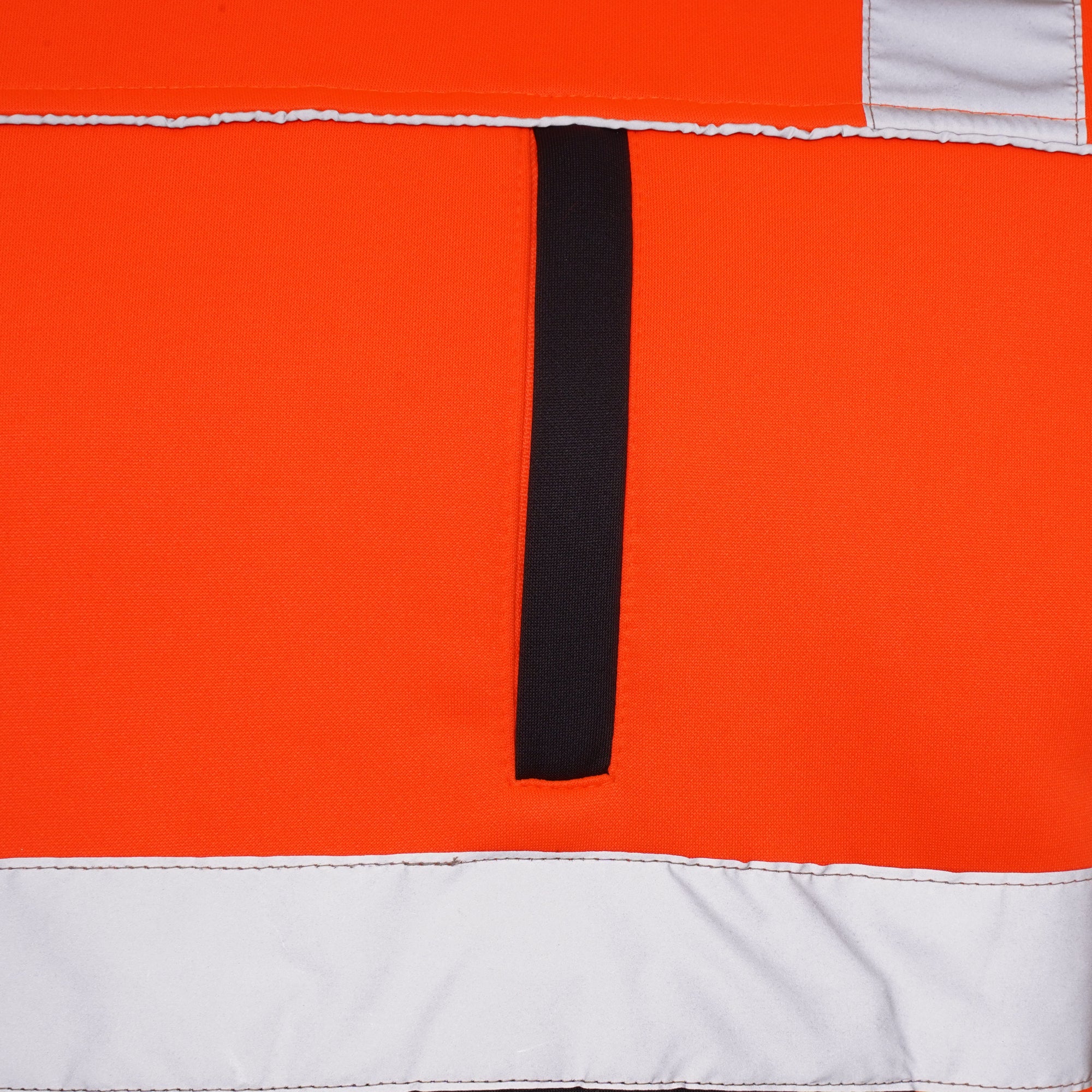 High Vis 4 Pockets Pullover Hoodie - Orange/Navy Success