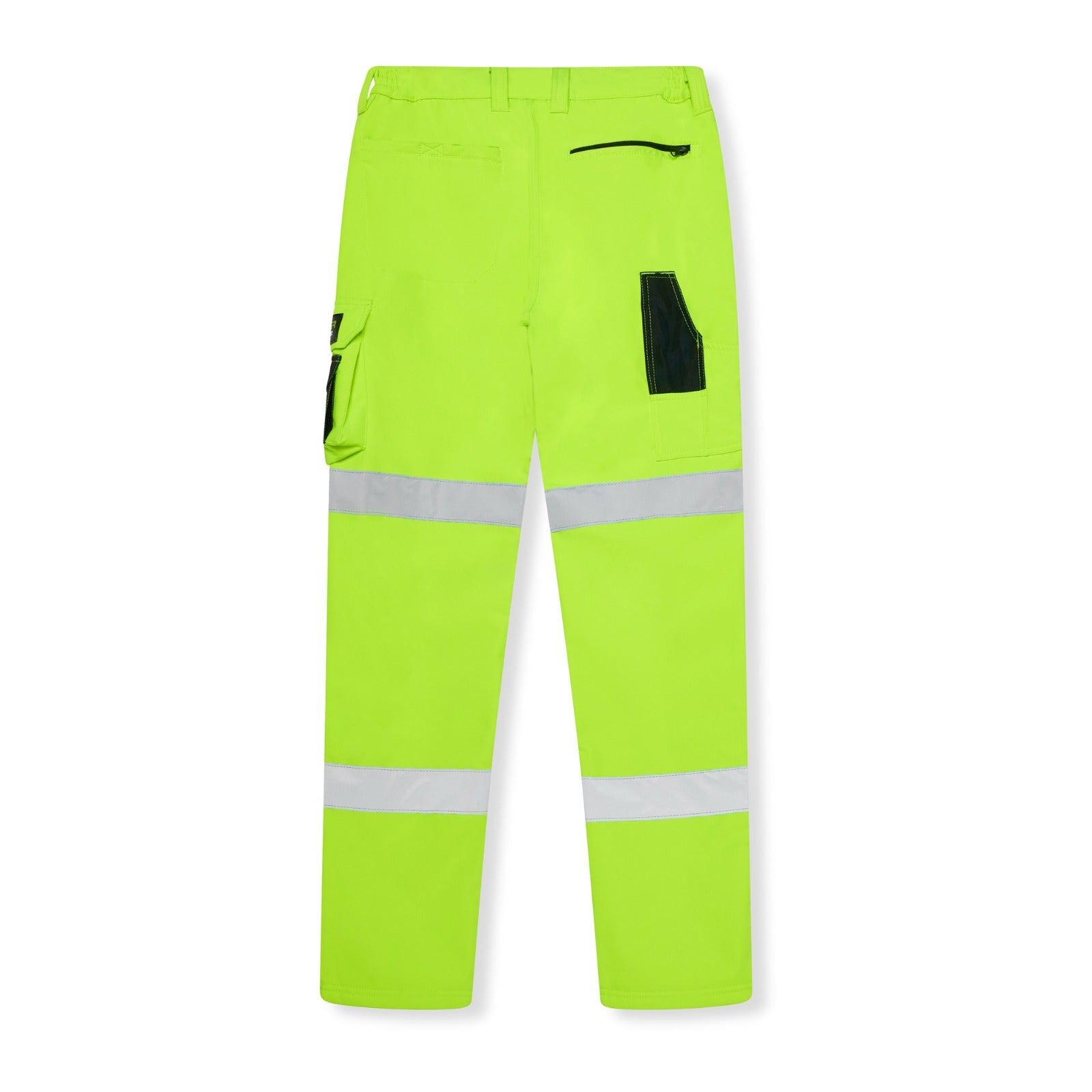 Men's Softshell Waterproof cargo Workwear Trousers -Yellow
