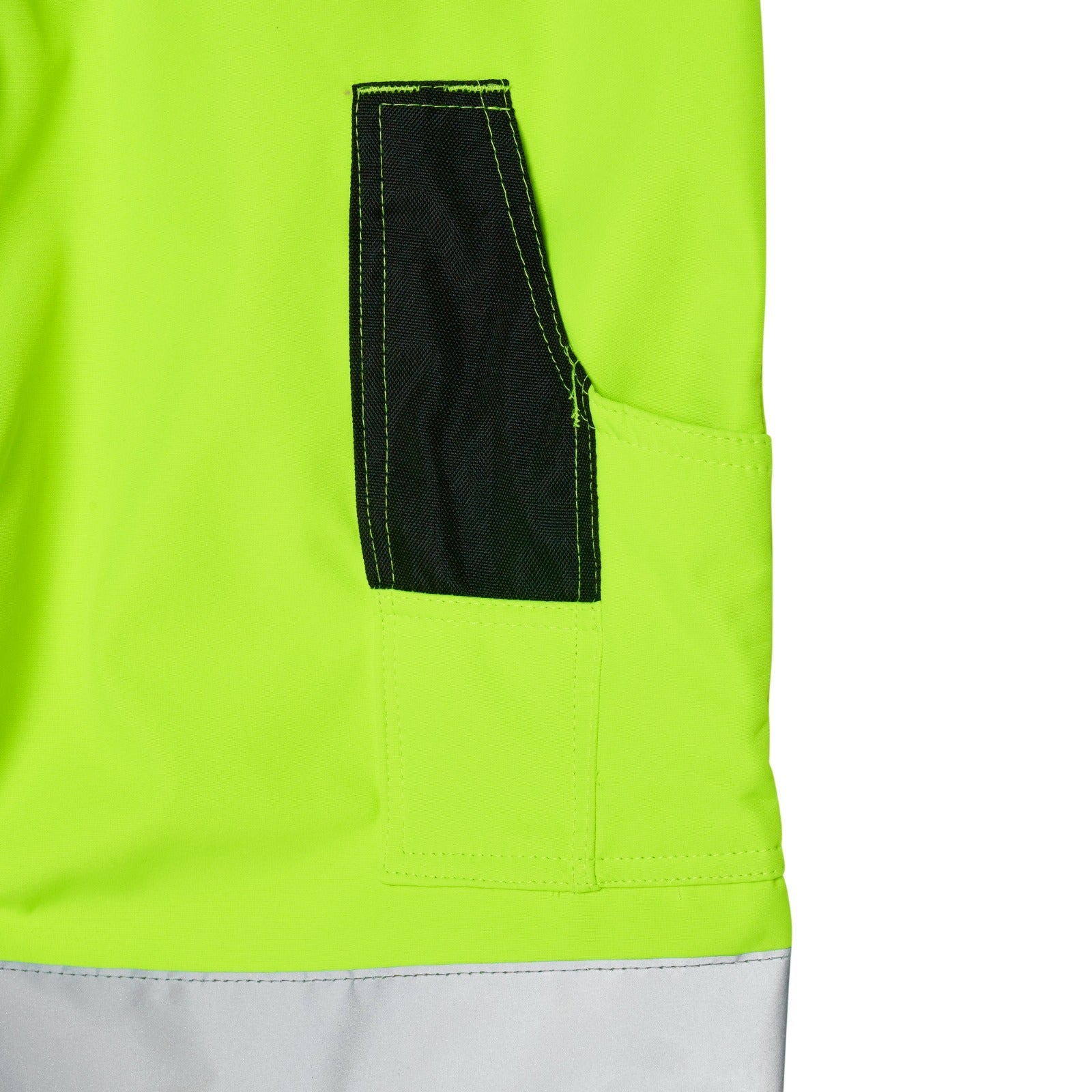 Men's Hi Vis Waterproof Softshell Workwear Trouser - Yellow