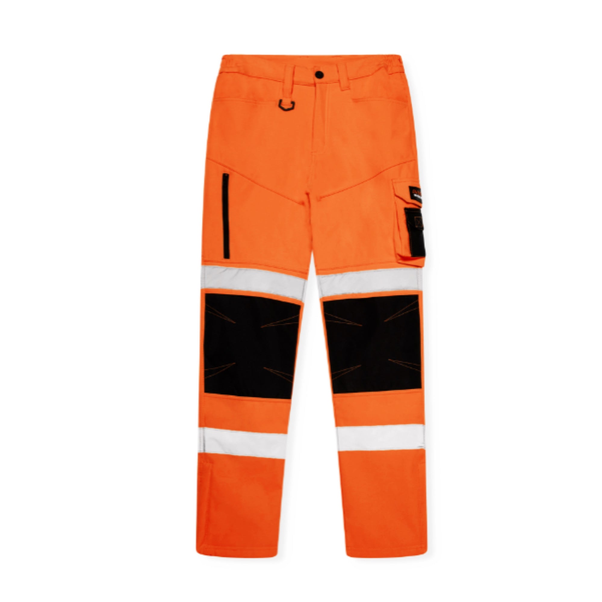 Men's Hi Vis Waterproof Softshell Workwear Trouser - Orange