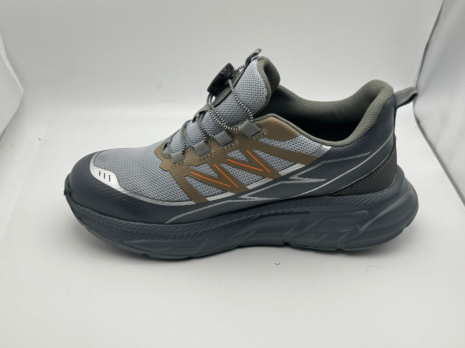 Men's Safety Trainer Shoes — Steel Toe, Rotating Buckle | AV-0524