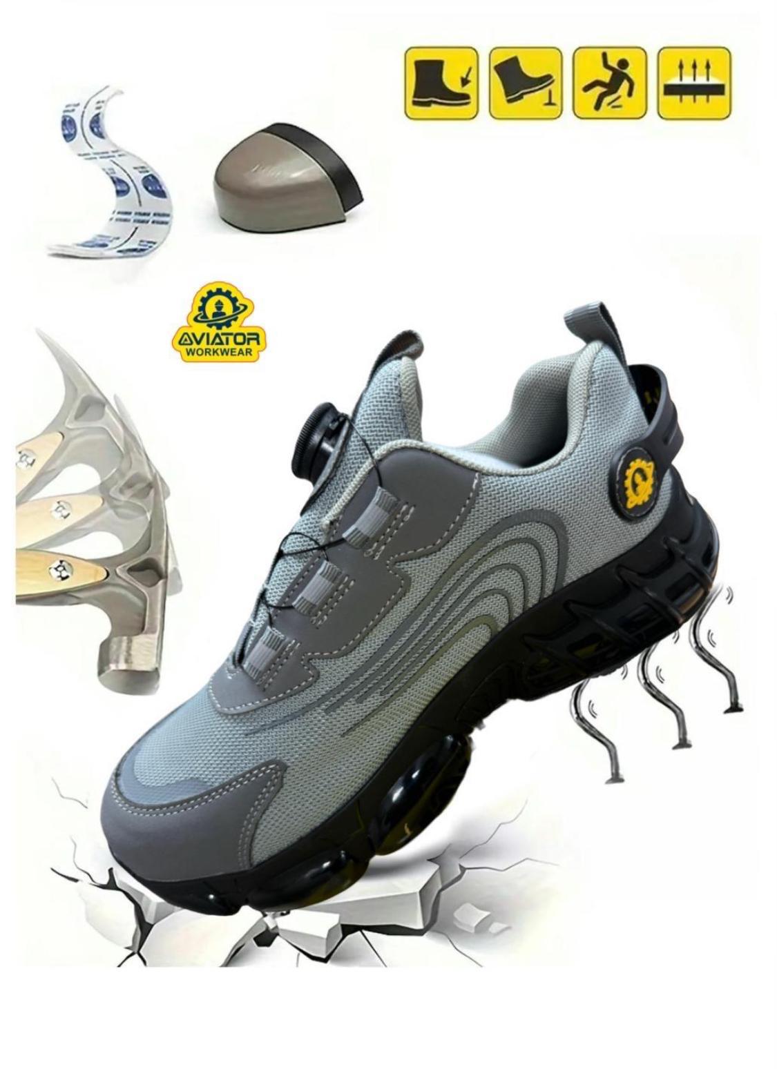 Men's Safety Shoes — Steel Toe & Puncture Proof | AV-0624
