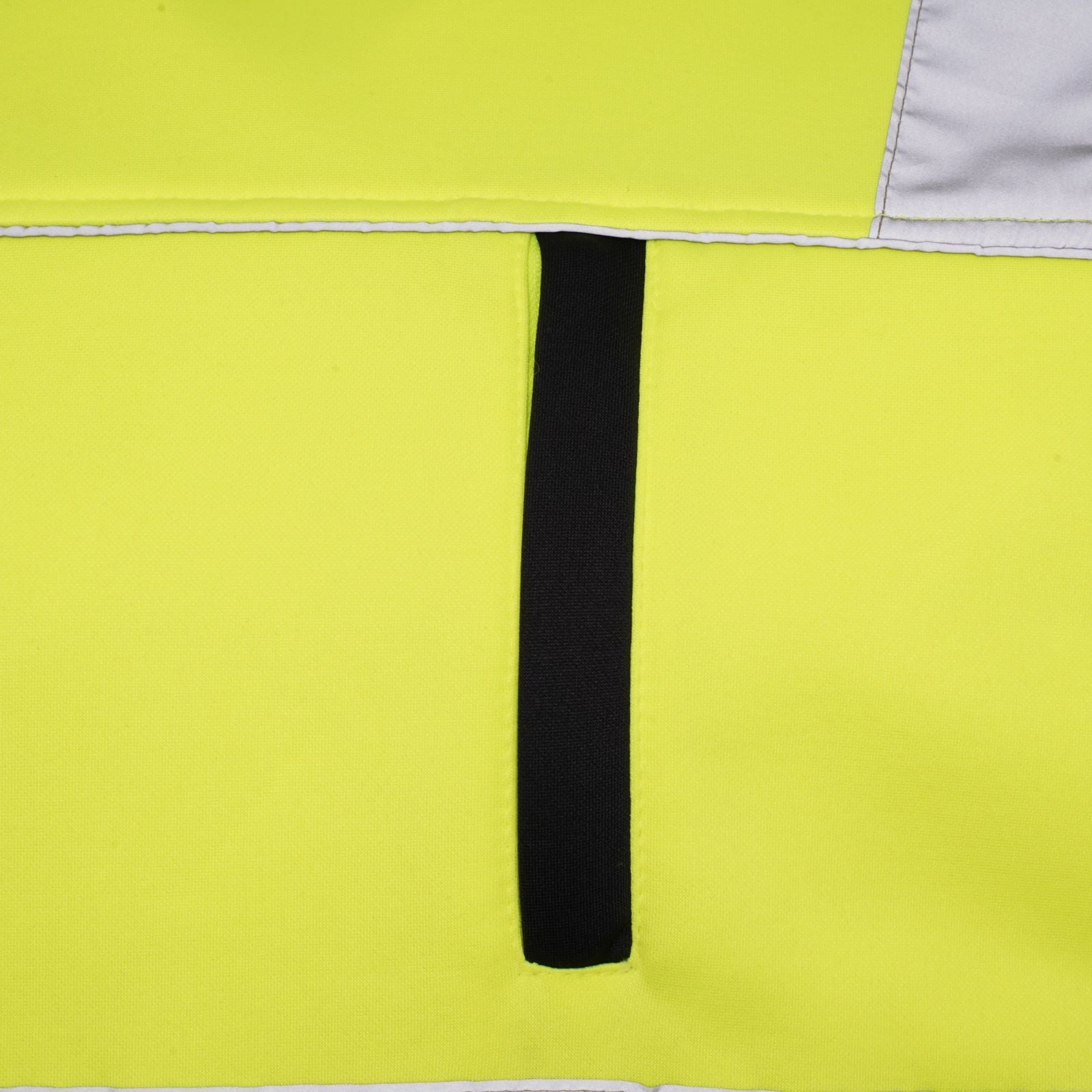 High Vis 4 Pockets  Pullover Hoodie - Yellow / Navy