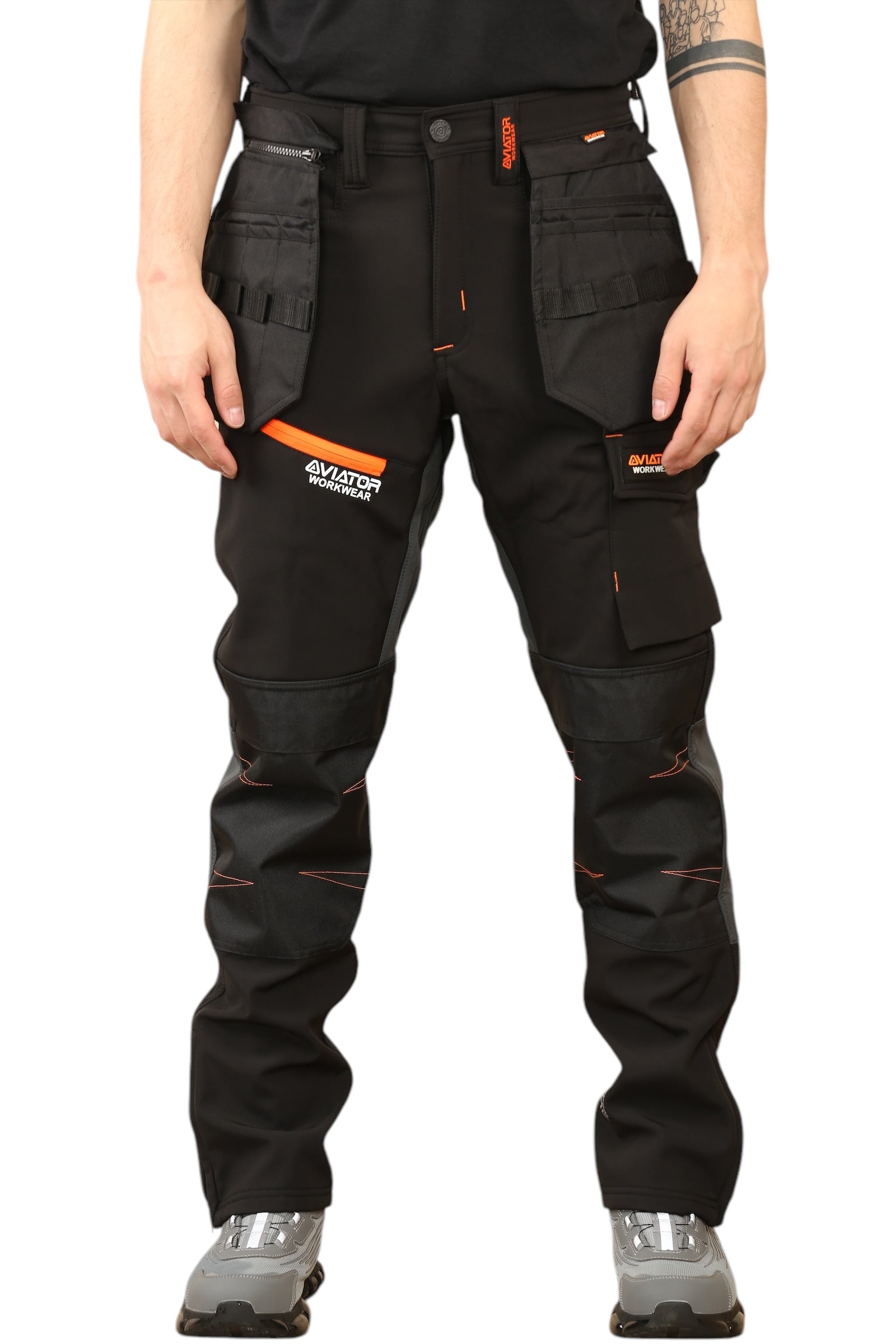 Softshell Cargo Workwear Trousers 