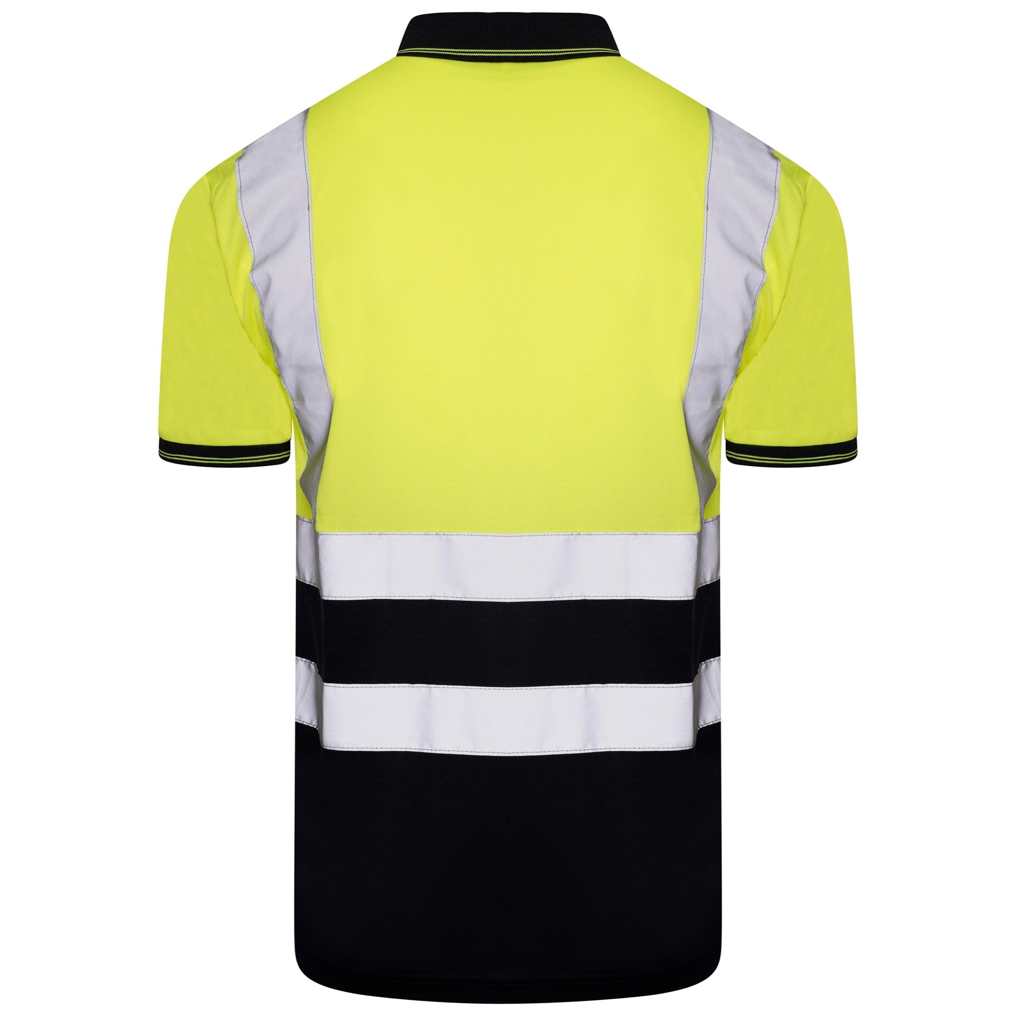 Aviator London ISO 20471 Class 2 Polo Shirt Yellow/Navy