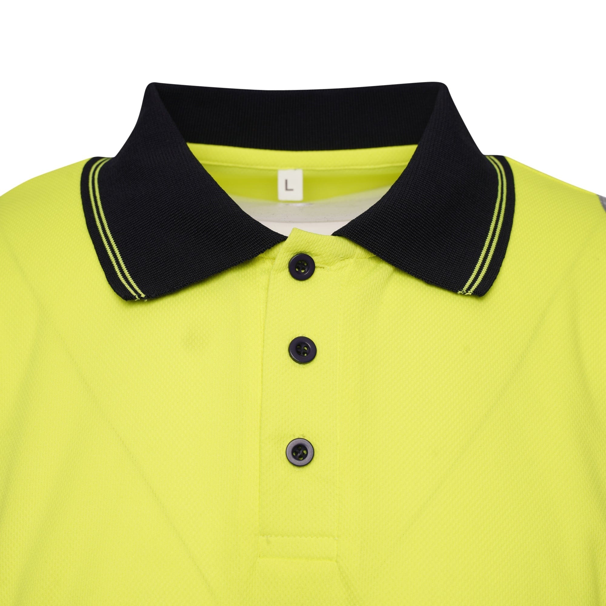 Aviator London ISO 20471 Class 2 Polo Shirt Yellow/Navy