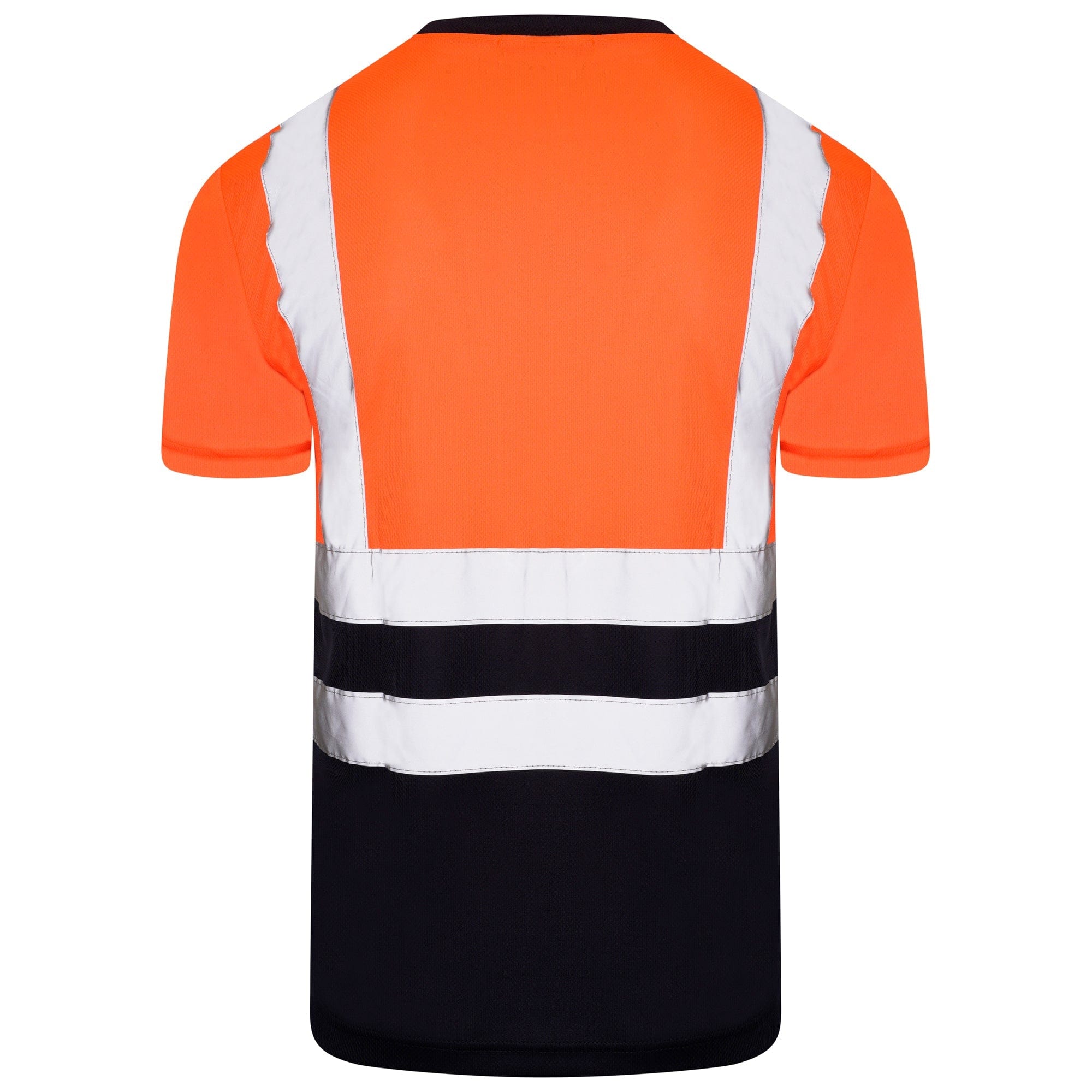 Aviator London ISO 20471 Class 2 T-Shirt Orange/Navy