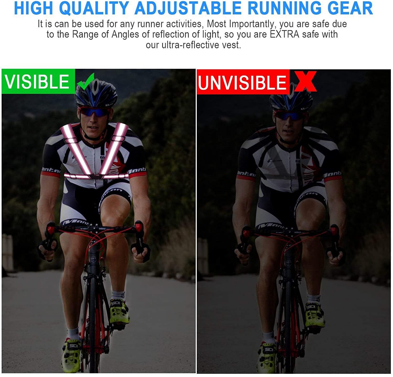 Aviator London One Size / Yellow High Vis Reflective Vest - Yellow