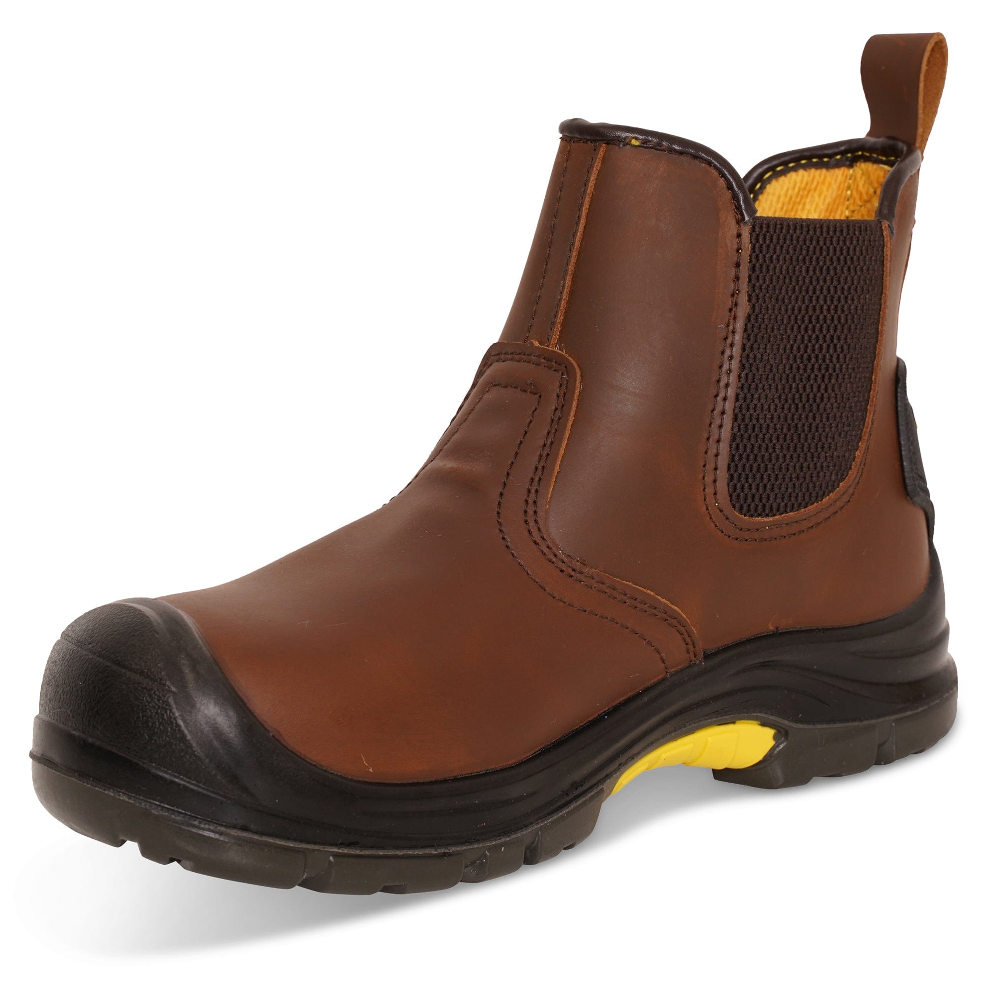 Aviator London WORK BOOTS Work Boots - Men's Steel Toe Cap - Brown
