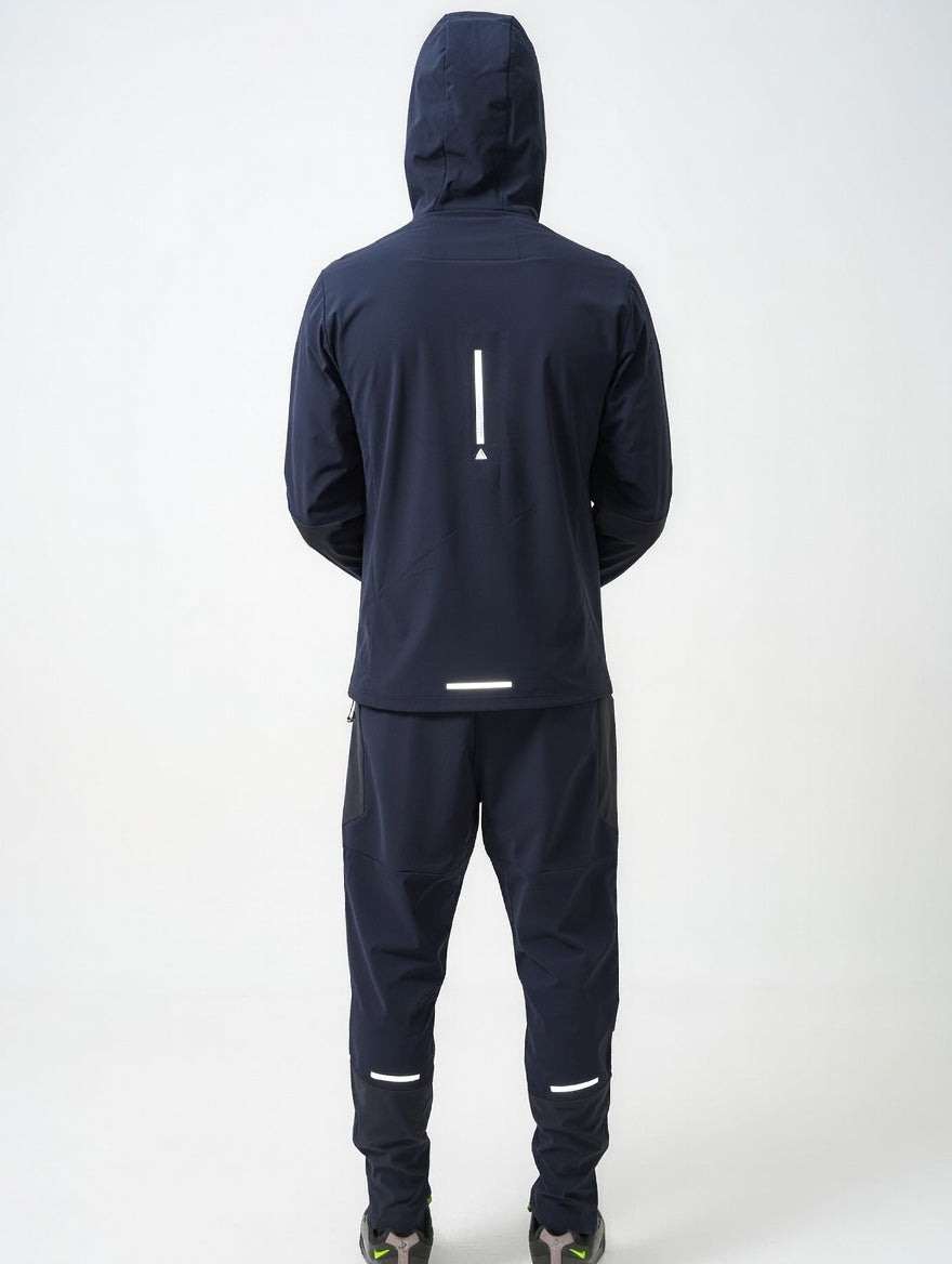 Men’s Performance Hooded Tracksuit – Lightweight Sports Jacket & Training Pants Set