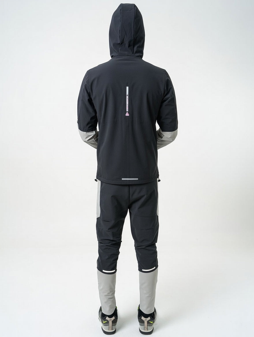 Men’s Performance Hooded Tracksuit – Lightweight Sports Jacket & Training Pants Set