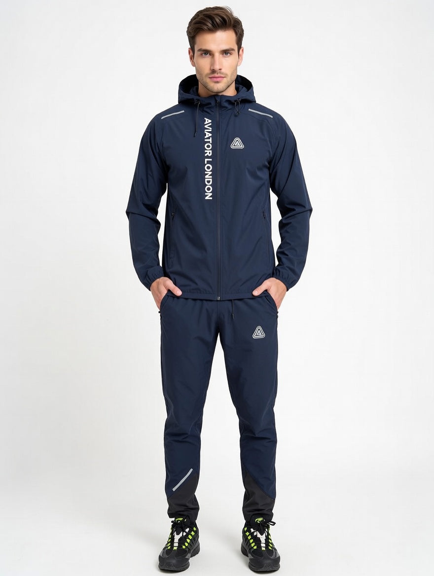 Aviator London Men's Performance Hooded Tracksuit – Athletic Training Set