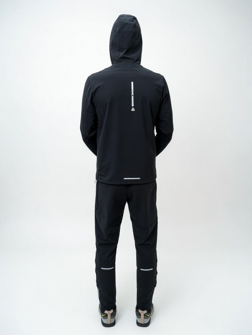 Men’s Performance Hooded Tracksuit – Lightweight Sports Jacket & Training Pants Set
