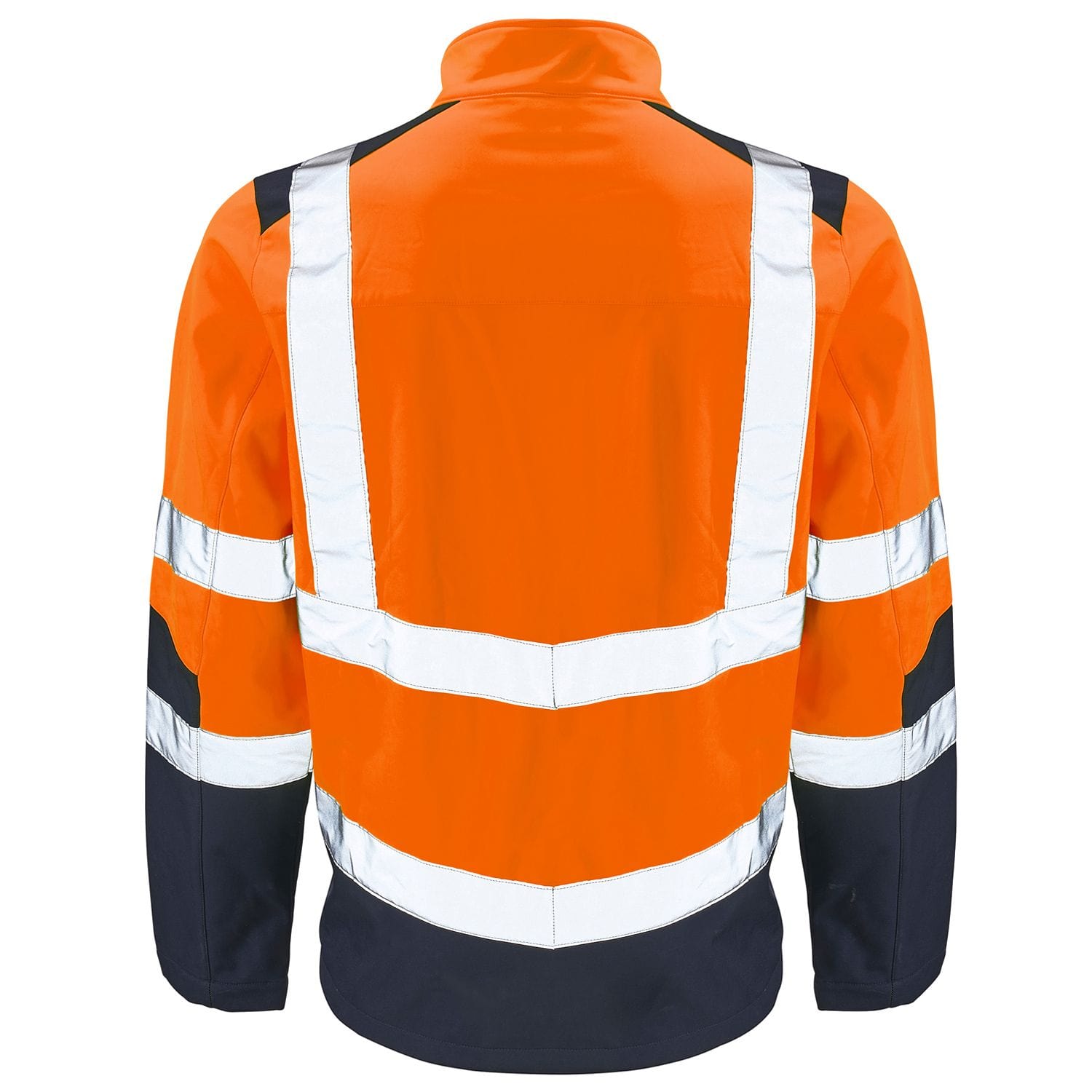 Supertouch Jacket High Vis Softshell Jacket Orange/Navy
